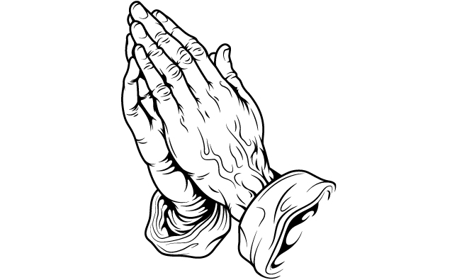Best Photos of Praying Hands Vector - Praying Hands Coloring ...