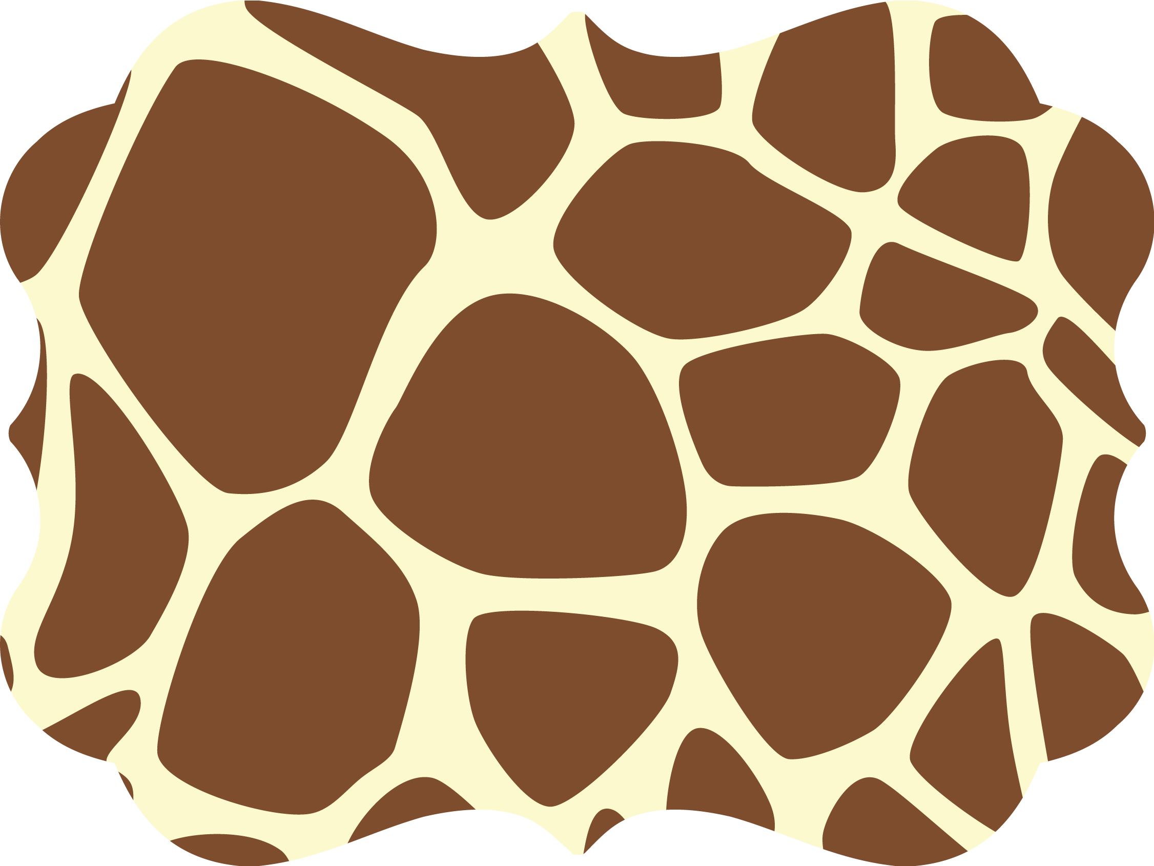 Template Of A Giraffe Giraffe Print Svg Giraffe Svg Giraffe Pattern