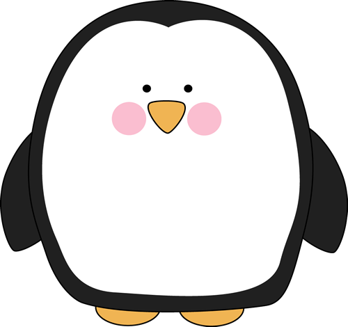 Cute penguin clipart outline - ClipartFox