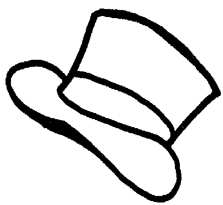 Top Hat Outline | Free Download Clip Art | Free Clip Art | on ...