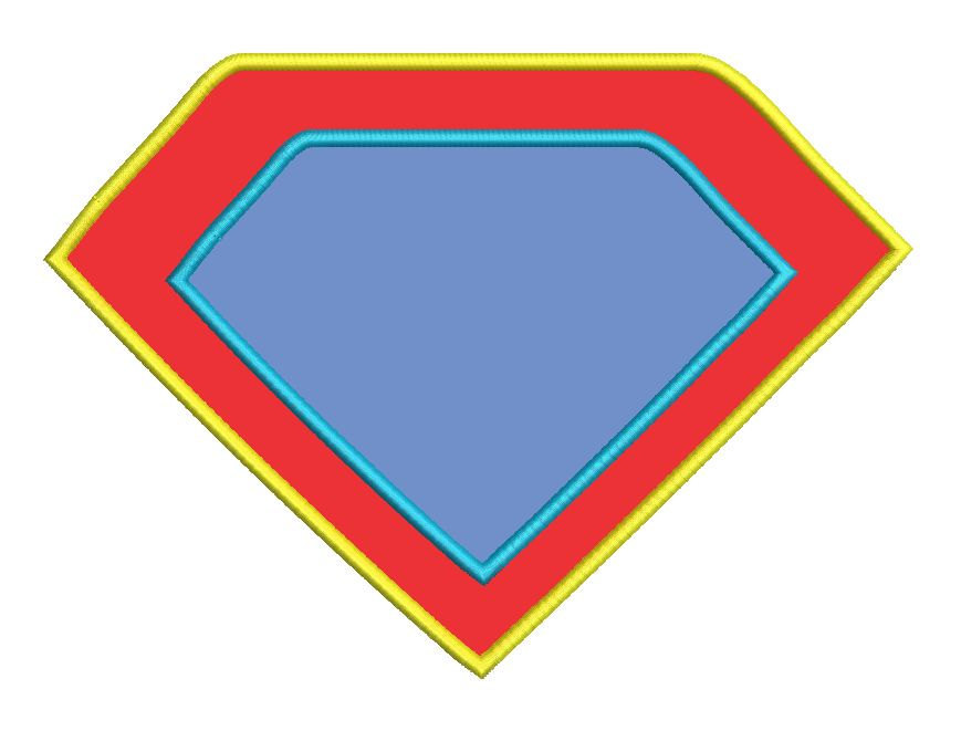 Blank Superman Shield - ClipArt Best