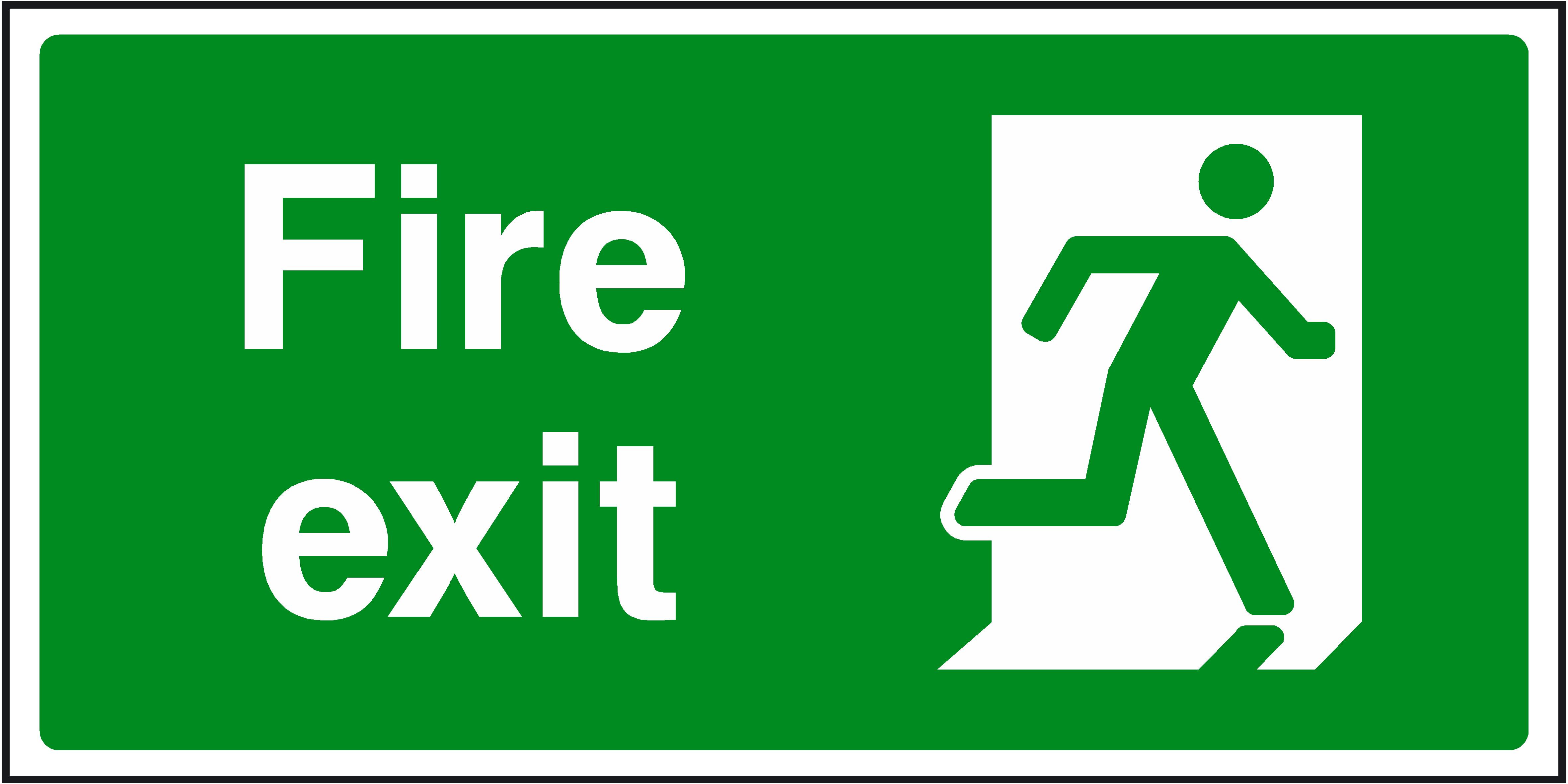 Fire Exit Signs | Free Download Clip Art | Free Clip Art | on ...