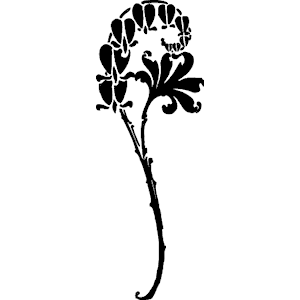 Flowers - Silhouette 4 clipart, cliparts of Flowers - Silhouette 4 ...