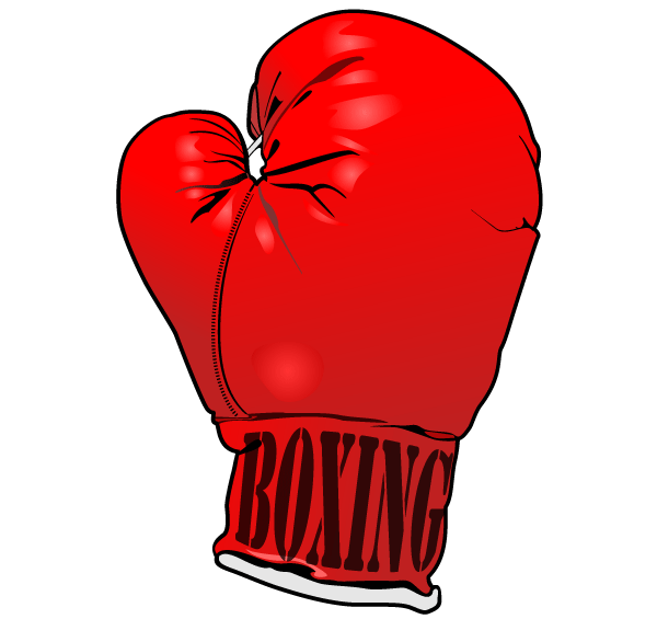 Red Boxing Gloves Vector Image Free | 123Freevectors