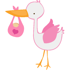 Baby girl clipart free