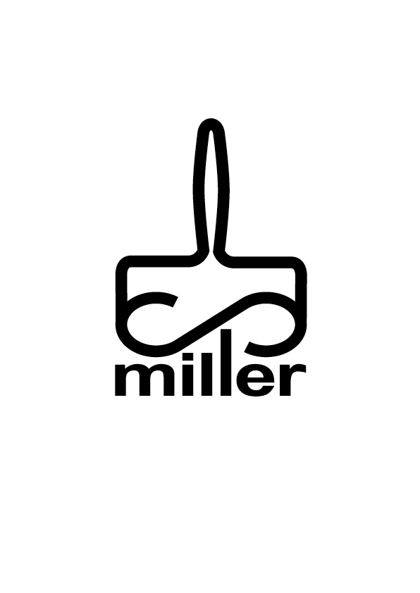 Branding Design for CP Miller Decorator with paintbrush Logo ...