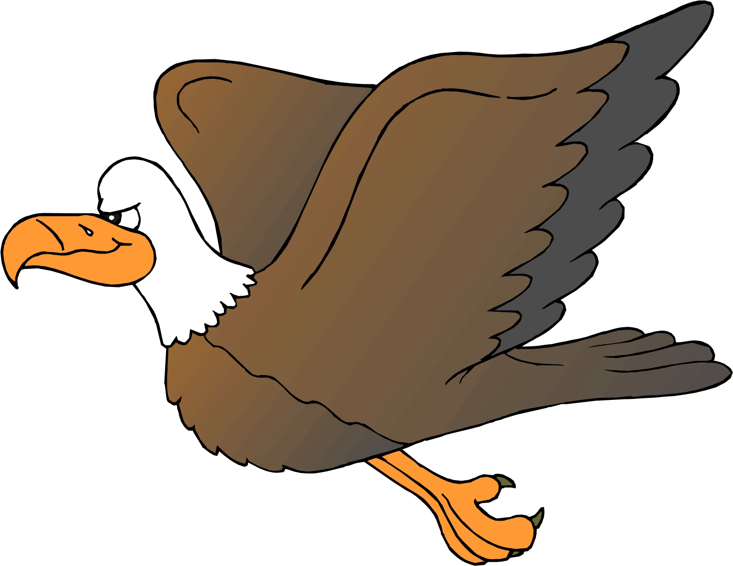 Eagle clipart cartoon