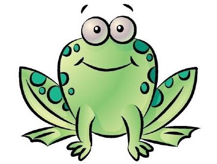 Cartoon frog clip art