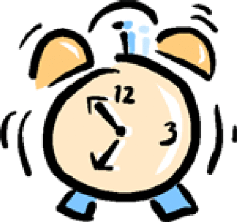 Alarm Clock Going Off Animated Clipart - Free to use Clip Art Resource