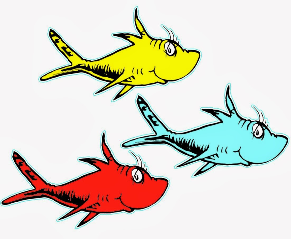 Dr Seuss Clip Art Fish - Free Clipart Images