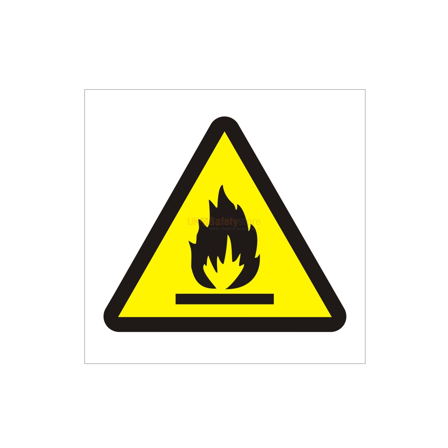 Flammable Signs - Warning Signs - Safety Signs | UK Safety Store