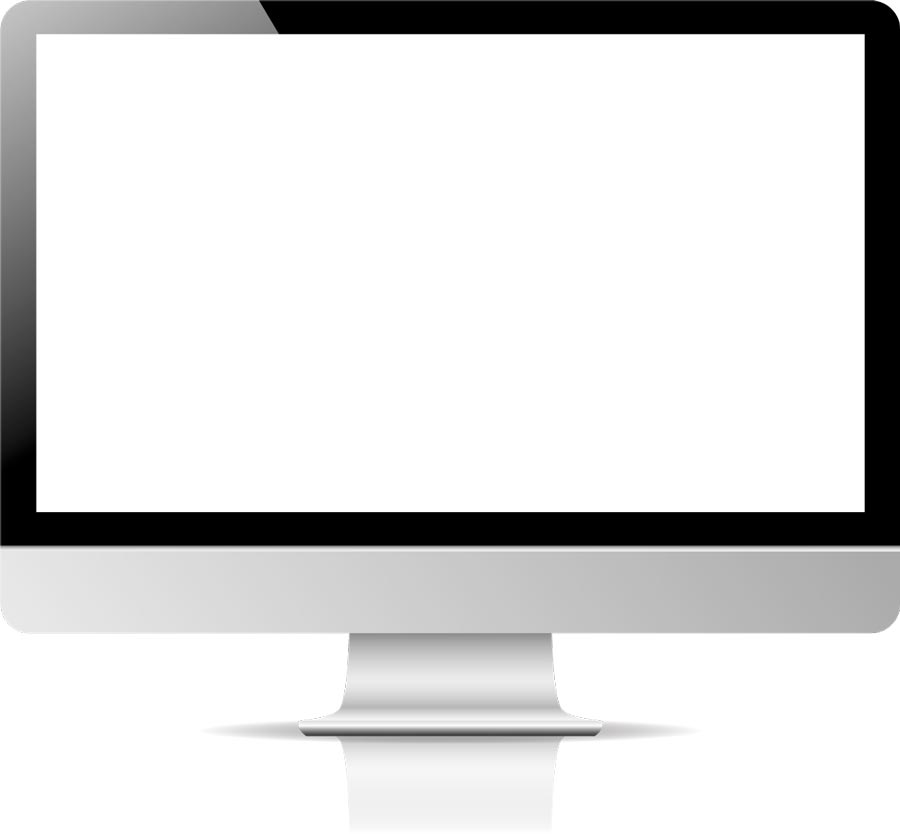 Blank screens of modern devices vector