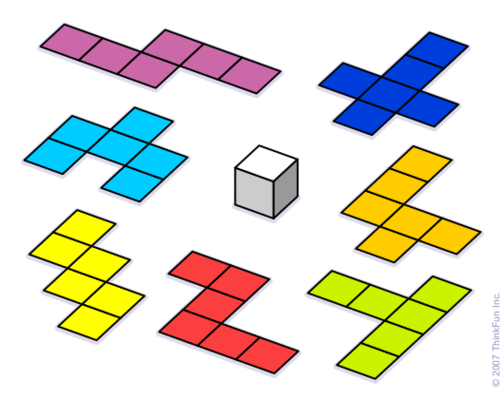 Net Of A Cube Template Clipart - Free to use Clip Art Resource