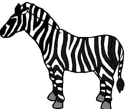 Clip Art - Clip art zebras 556455