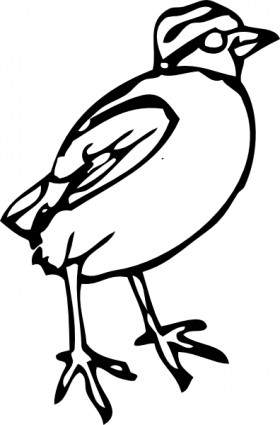 Little Bird clip art Vector clip art - Free vector for free download