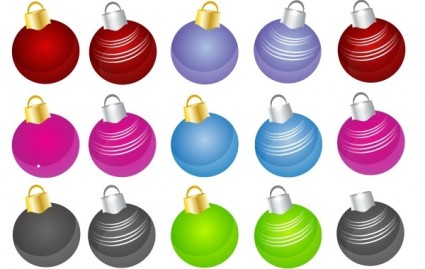 24 Free Christmas Vector Balls Vector Christmas - Free vector for ...