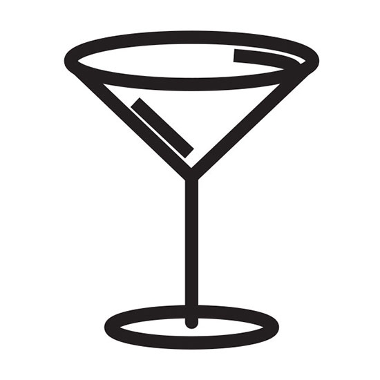 martini glass clipart black and white - photo #32