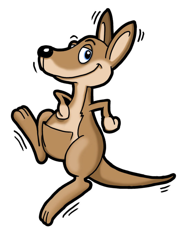 clipart kangaroo cartoon - photo #11