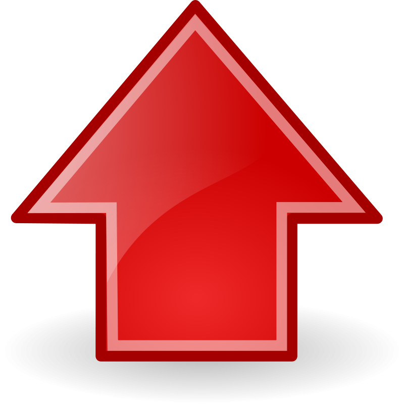 Red Up Arrow - ClipArt Best