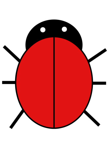 Ladybird image - vector clip art online, royalty free & public domain