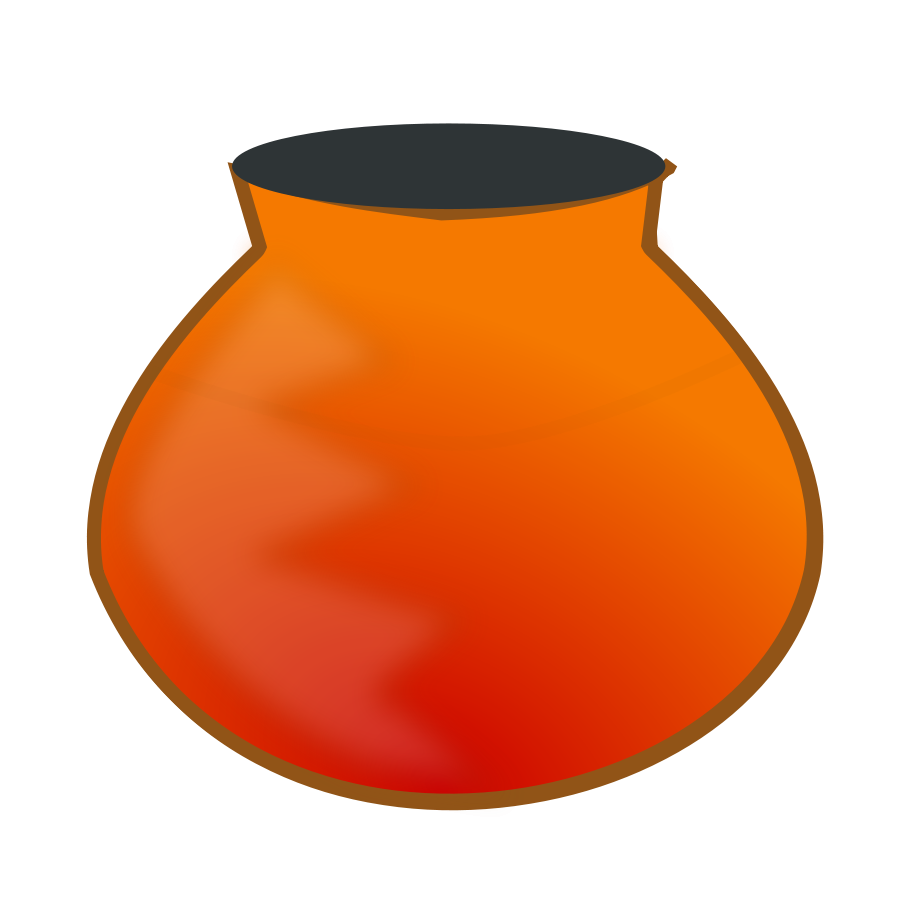 Earthen pot large 900pixel clipart, Earthen pot design