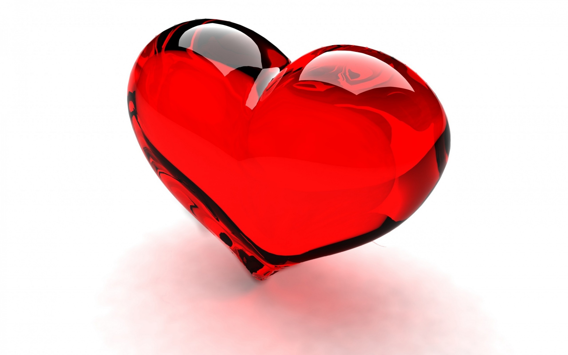 Red Hearts HD Wallpaper - Dark Red Heart Photos - Love Pics