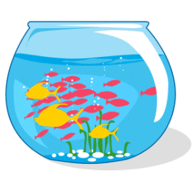 Cartoon Fish Bowl