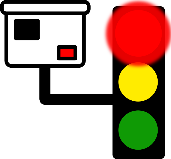 326 views Red Light Camera Clip Art - vector clip art online ...