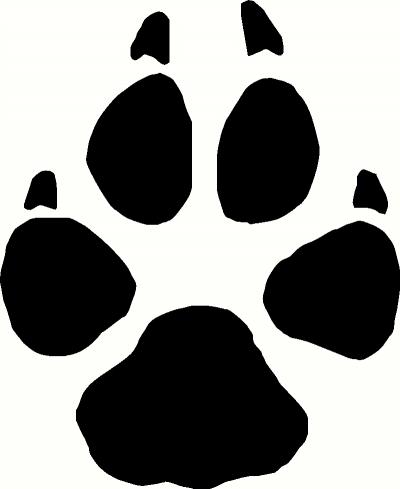 Wolf Paw Print Vinyl Decal Car Decal Animals Decals The Wall