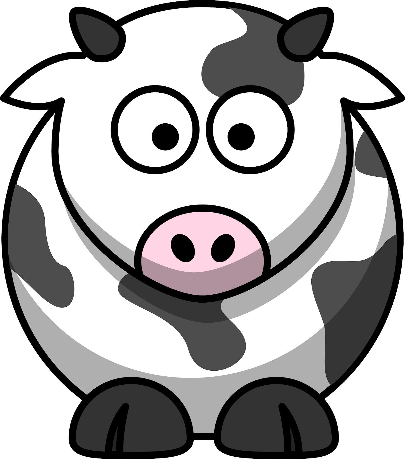 Cow Template Printable ClipArt Best