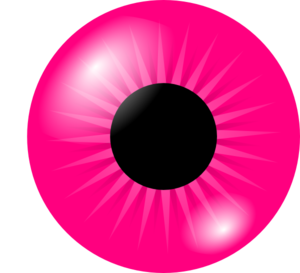 Pink Eye clip art - vector clip art online, royalty free & public ...