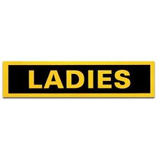 Ladies Room Sign