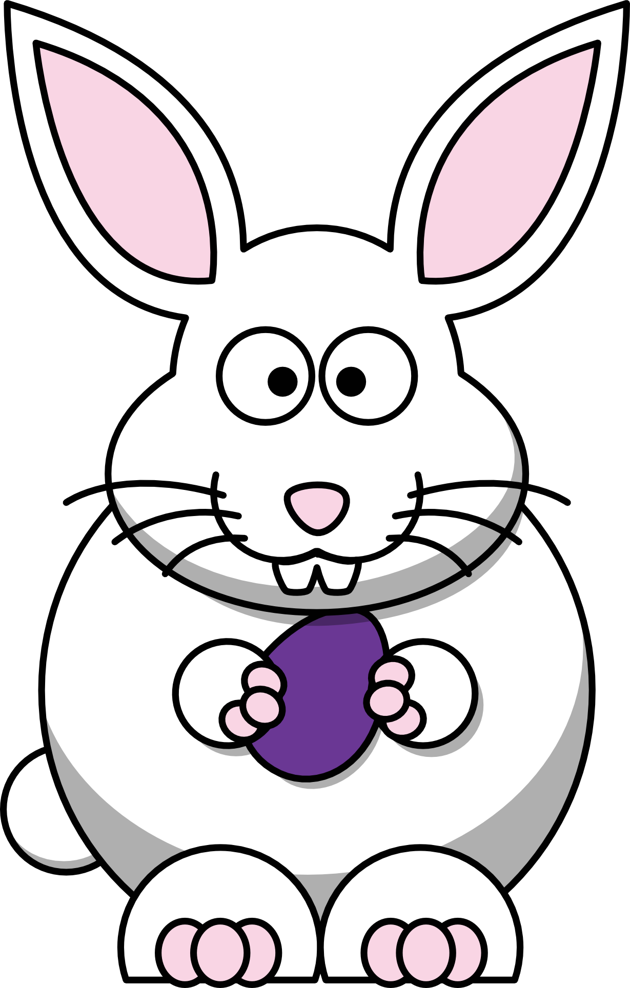easter cartoon bunny SVG