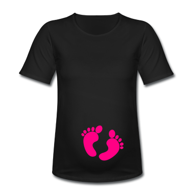 cute footprints love baby maternity T-Shirt ID ...