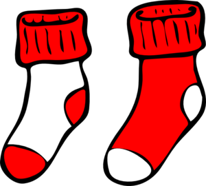 Red Socks Vector clip art - vector clip art online, royalty free ...