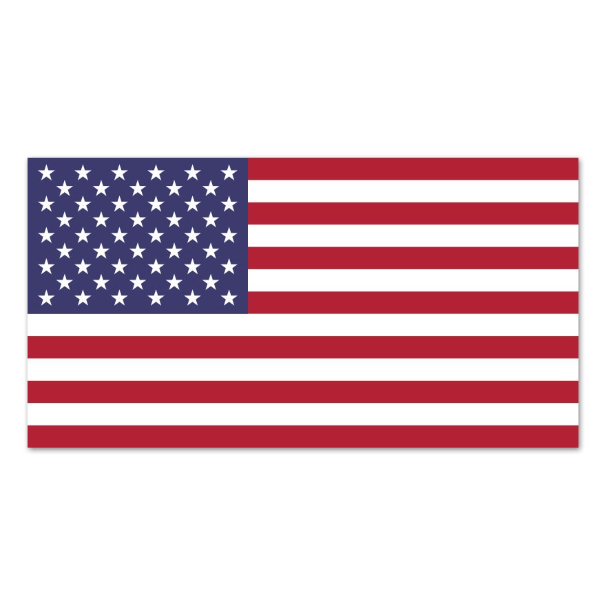 Flags International | 2-1/2in x 4in American Flag Left Hand Magnet