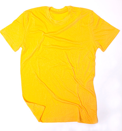T Shirt Shirt Yellow Blank Pictures, Images and Stock Photos