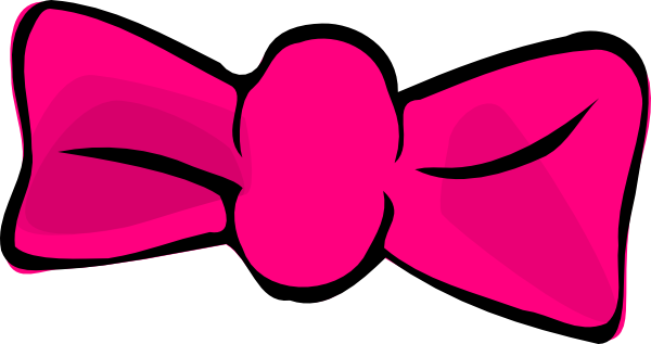 Best Photos of Hair Bow Vector - Bow Free Vector Clip Art, Pink ...