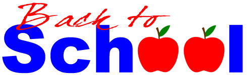 Back to school logo clip art clipart image #2584