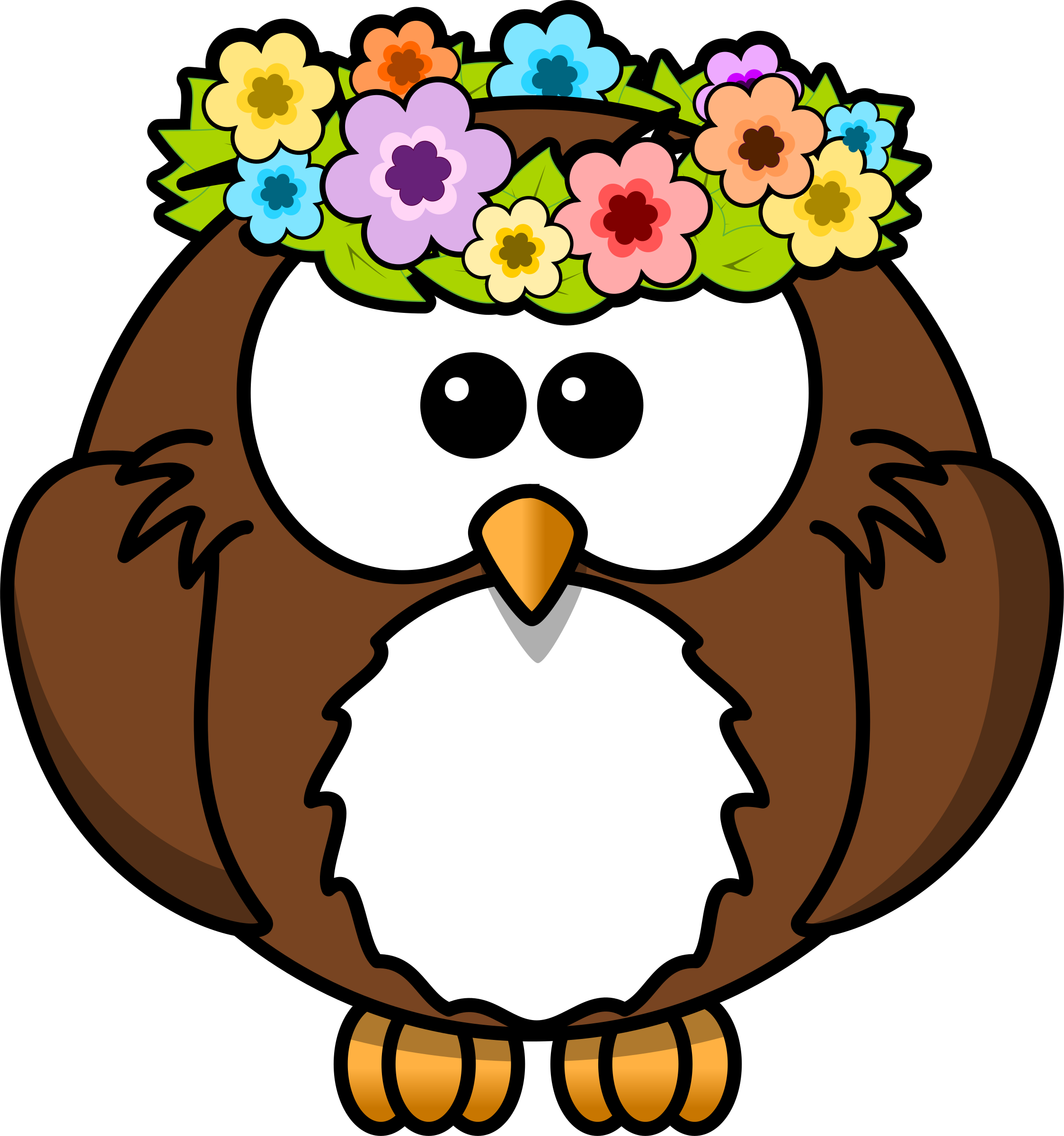 Funny Owl Clipart