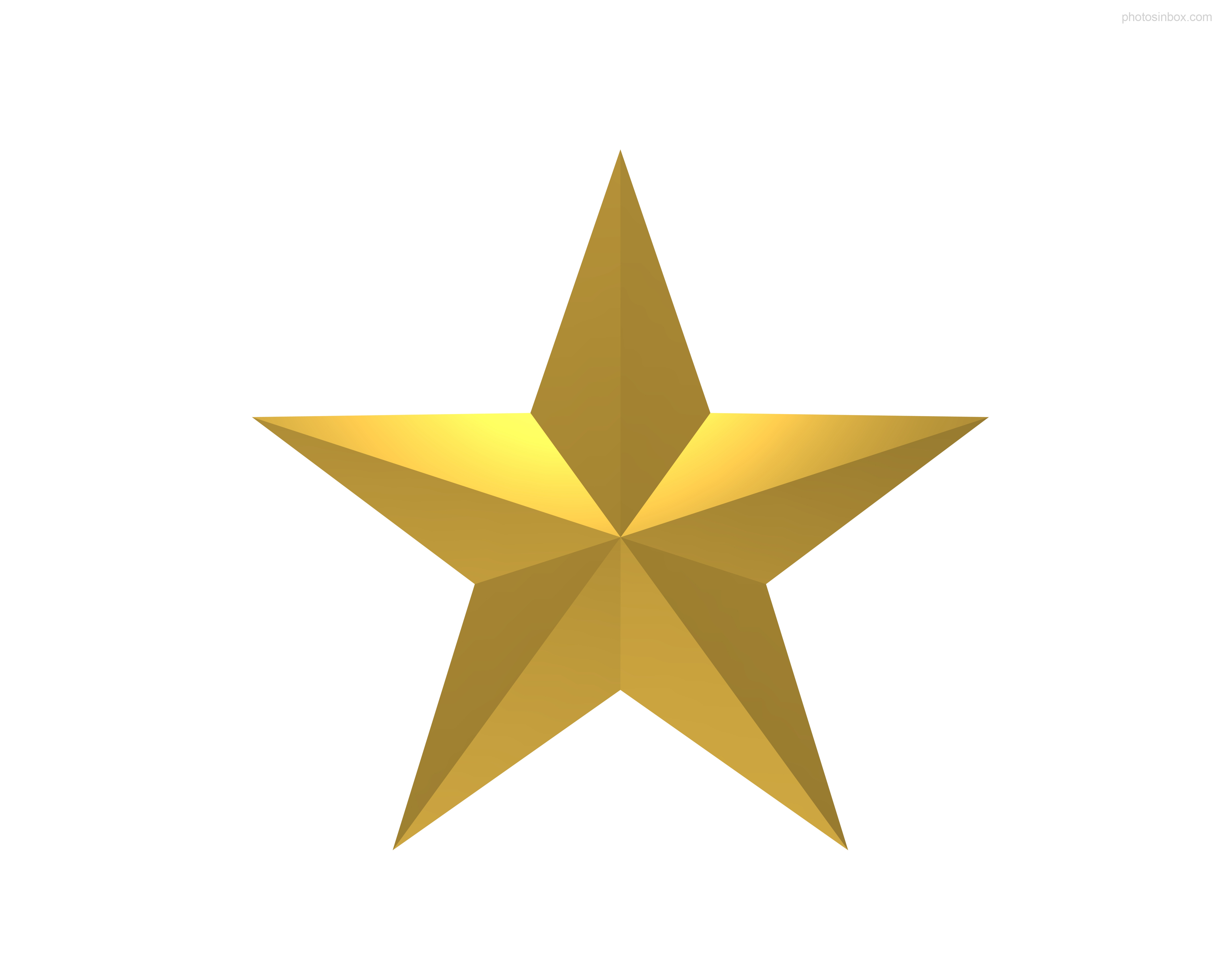 Gold all star award clipart png