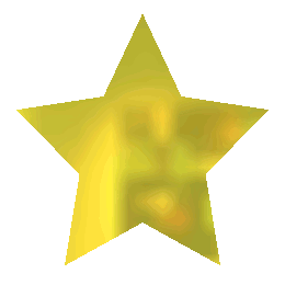 3d Yellow Star Glitter Graphic, Greeting, Comment, Meme or GIF
