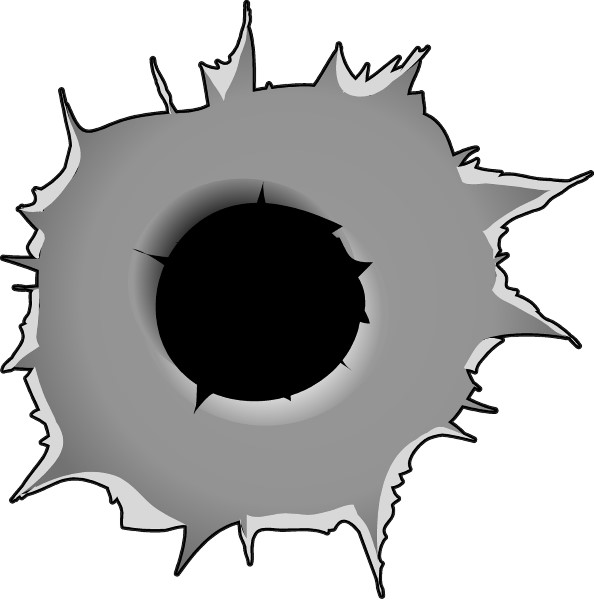 BULLET HOLE DECAL / STICKER 05