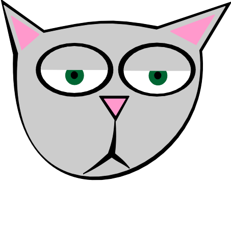 Cartoon Cat Face Sad - ClipArt Best