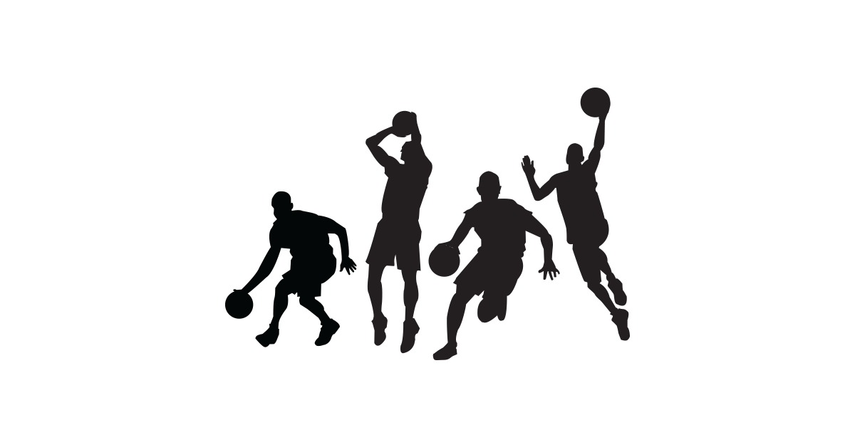Basketball Players Silhouettes – Free Vector and PNG | The Graphic ...