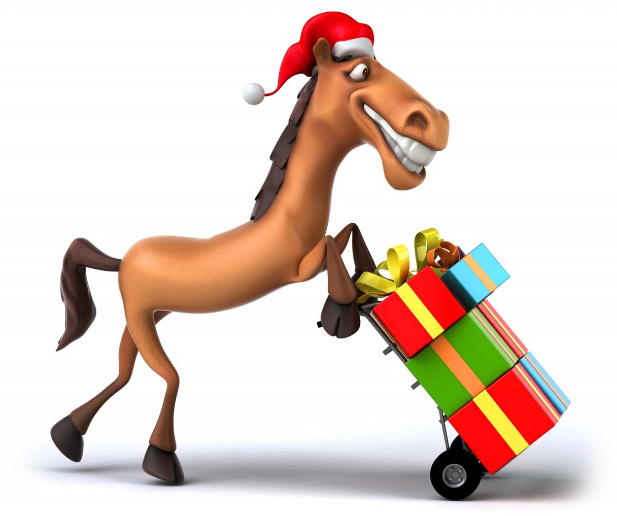 Funny Horse Cartoon Clipart - Free to use Clip Art Resource