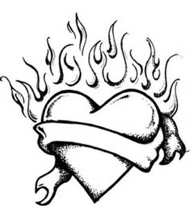 How Draw Hearts With Flames Pictures And Photos How Draw Hearts ...