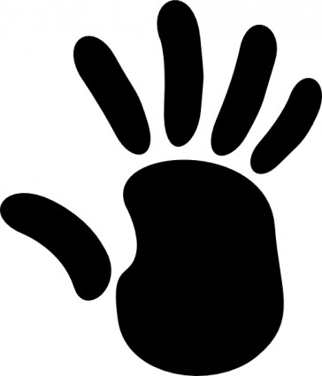 Free Vector Baby Handprint | Free Download Clip Art | Free Clip ...