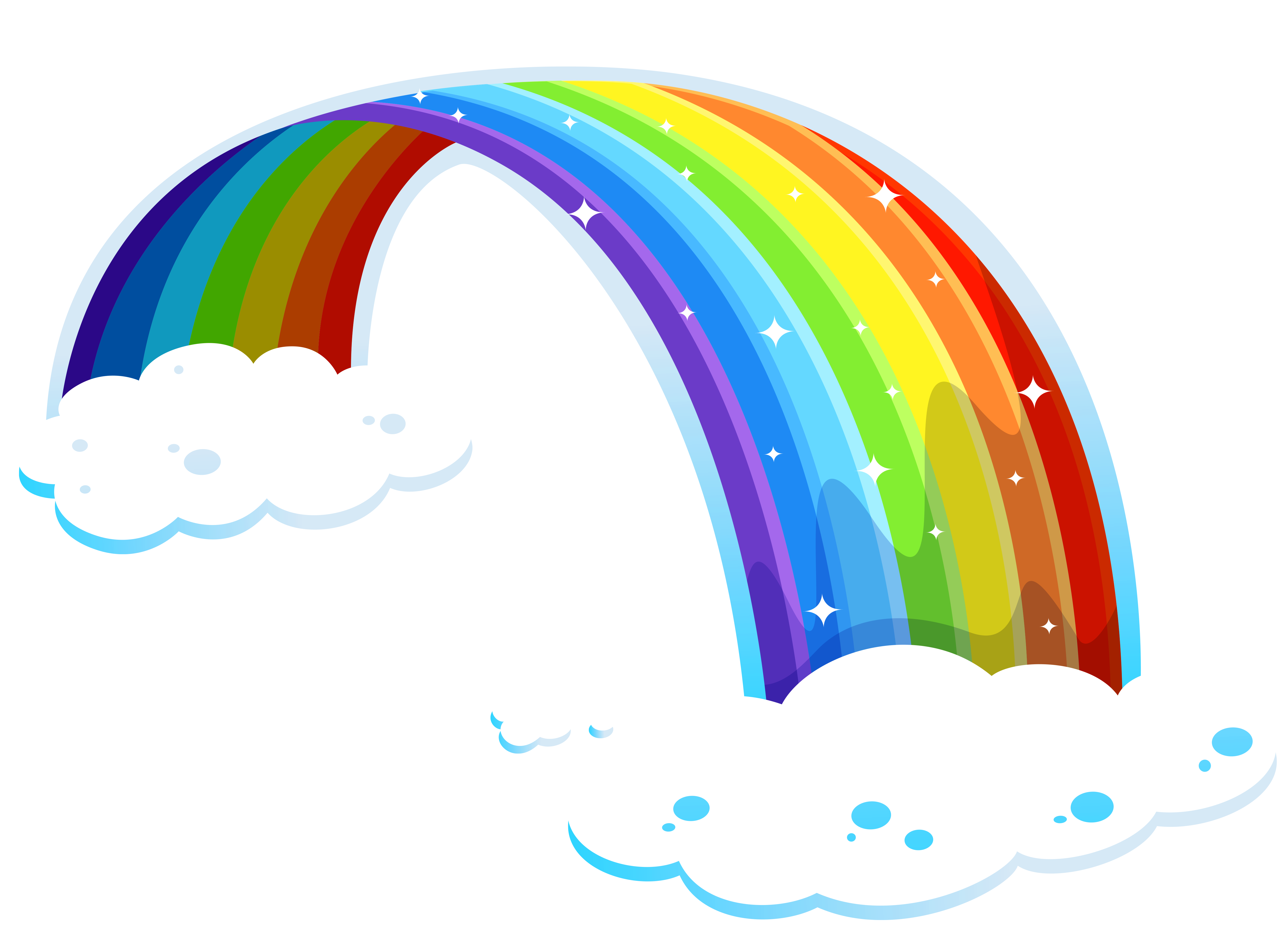 Sparkly rainbow clipart - ClipartFox