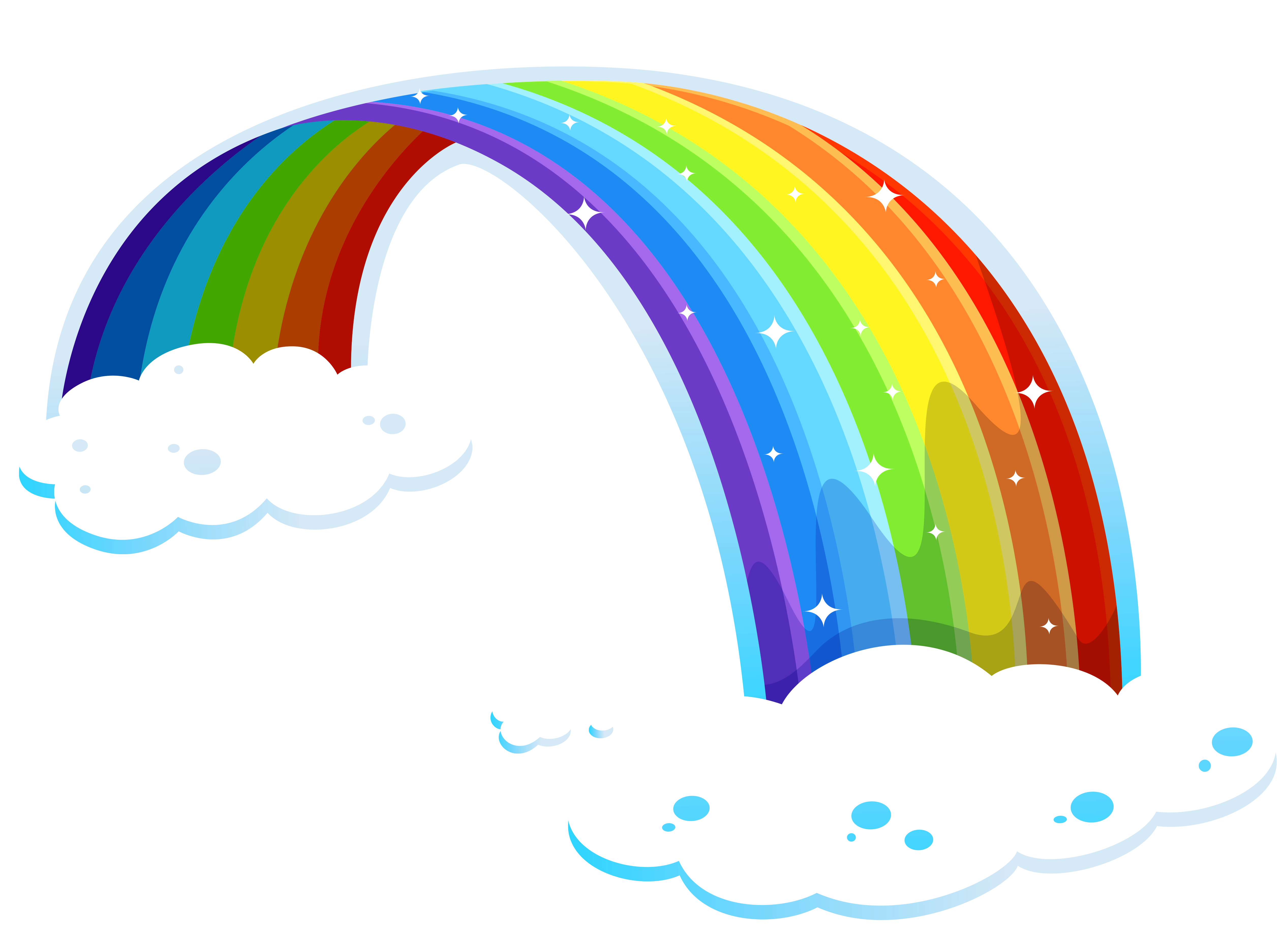 Cartoon Rainbow Png Clipart Best